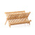 Dish Rack Draining Rack Kitchen Double-Layer Plate Storage Rack Bowl Rack Drying Rack Bamboo Ventilation Storage Rack