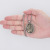 Men's Zodiac Eight Patron Saints Titanium Steel Vintage Necklace Accessories Amulet Pendant with Sweater Chain
