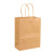 Spot Goods Kraft Paper Bag Take out Take Away Portable Paper Bag Clothing Shopping Milk Tea Packing Bag Custom Printed Logo