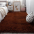 Household Long villi Carpet Living Room Coffee Table Bedroom Bedside Fluffy Carpet Solid Color Home Carpet Floor Mat Rug