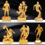 Football Trophy School Competition Golden Boot Shooter Trophy MVP Golden Globe Award Resin Creative Commemorative Trophy Direct Supply
