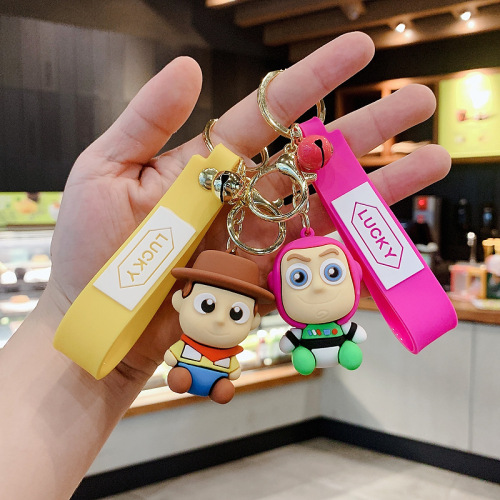 Toy Story Hudi Key Chain Bath Car Trinkets Key Pendants Creative Schoolbag Pendant Key Ring