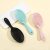 Elastic Paint Massage Fluffy Mosquito-Repellent Incense Comb Relaxer Curling Comb Hollow Plastic Curved Logo Runway Comb