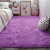 Household Long villi Carpet Living Room Coffee Table Bedroom Bedside Fluffy Carpet Solid Color Home Carpet Floor Mat Rug