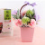 Factory Wholesale Teacher's Day Three Or Eight Mother's Day DIY Flower Basket Gift Box Portable Waterproof Fresh Flower Arrangement Handbag