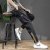 Men's Autumn Track Pants Fashion Brand Ankle Banded Workwear Casual Cropped Ice Silk Thin Harem Pants Korean Fashion