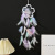 Flower Dream Catcher Pendant DIY Material Package Hand-Woven Colorful Feather Ornaments Girls Room Decorative Finished Product