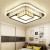 High-End Led Crystal Ceiling Lamp Bedroom Light Variable Light with Three Colors Square Room Modern Ceiling Lamp Study Lamp