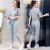 2022 Summer New Sports Style Suit Women's Korean-Style Loose Large Size Fashion Casual Short-Sleeved Cropped Pants Two-Piece Suit