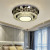 Modern Crystal Ceiling Fixture Flush Mount Chandelier LED Lighting For Bedroom