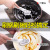 Long Handle Automatic Liquid Adding Cleaning Brush Wok Brush Non-Stick Oil Dishwashing Dish Brush Wok Brush Kitchen Household Cleaning Combination Set