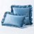 Simple Modern Ins Ruffled Solid Color Pillow Cover Velvet Sofa Office Soft Backrest Cushion Cover