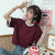 Color-Inserted Short-Sleeved T-shirt Women's Summer Loose Bottoming Shirt Women's Casual Couple's Tops Women's Contrast Color Korean Women's Clothing Wholesale