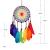 Creative Colorful Disc Dreamcatcher Hanging Ornament Home Car Decoration Pendant DIY Feather Wind Chimes Hanging Ornament