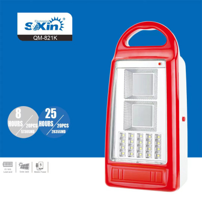 Rechargeable Mobile Phone Emergency Light Flashlight Portable Household Power Bank Light Night Market Stall
