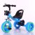 New Style Export Children's Tricycle Flashing Wheel Bicycle with Music Light Trolley Bicycle