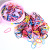 Disposable Hair Band Hair Ring Lanyard round Bag Color Rubber Band Wholesale for Kids Elastic Hair String