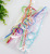 Spot Supply Crystal Shaped Straw Pet Hard Tube Disposable Creative Cute Plastic Straw 1 Piece
