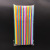 Color Art Straws 8 Color Clear Pack 100 Pcs/Pack Disposable Plastic Creative Flexible Straw 6 * 260mm