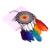 Creative Colorful Disc Dreamcatcher Hanging Ornament Home Car Decoration Pendant DIY Feather Wind Chimes Hanging Ornament