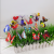 7cm Single Layer Butterfly Garden Plug-in Decorative Crafts Flower Holder Floor Outlet