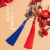 14cm Long Flower Full Moon Tassel Fringe Pendant Chinese Style Han Chinese Clothing Overlapping-Weight Fan Pendants