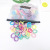 Japanese and Korean High Elastic Headband Candy Color Children Hair Ring Hair Accessories Seamless Towel Ring Simple DIY Rubber Band Direct Supply