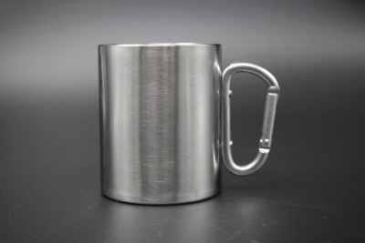 Stainless Steel Mug Outdoor Supplies Mountaineering Bottle Mug Bilayer Stainless Steel Cup