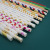 Paper Sucker New Disposable Degradable Full Gold Color Bronzing Stripe Dot Environmentally Creative Drink Paper Sucker