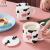 Cute Cartoon Cow Expression Ceramic Cup Creative 3D Calf Ear Mug with Cover Spoon Men and Women Couple's Cups