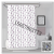 Bathroom Waterproof Shower Curtain Invisible Thickened Bathroom Bath Mildew-Proof Door Curtain