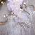 Korean Style Women's Starry Dried Flowers Headdress Flower Bride Hand-Burnt Edge Roses Hair Band Spot Batch