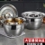Stainless Steel Kitchenware Stainless Steel Oil Cup. Large Diameter and Large Capacity