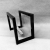 Acrylic Simple Square Newton Swing Ball Office Desk Surface Panel Decoration Creative Gift Scientific Experiment Black