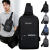 Chest Bag Business Leisure Bag New Men's Shoulder Chest Bag Simple Men's Backpack Small Sports Messenger Bag Trendy Bag