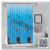 Punching-Free Mildew-Proof Curtain Thickened Curtain Bath Partition Curtain Bathroom Shower Curtain