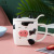 Cute Cartoon Cow Expression Ceramic Cup Creative 3D Calf Ear Mug with Cover Spoon Men and Women Couple's Cups