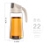Lebo Lebo Meizi Large Capacity Glass Dust-Proof Leak-Proof Oil Pot Automatic Lid-Opening Oil Bottle Seasoning Bottle 