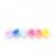 2021 Hot Sale Hair Ring Cartoon Peach Heart Box Six-in-One Color Rubber Band Wholesale Disposable Children's Rubber Band