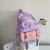 Schoolbag Female Junior High School Student Mori Style Japanese Backpack Student Schoolbag Simple Cute Contrast Color Backpack
