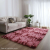 Silk Wool Carpet Two-Tone Gradient Tie-Dyed Rug Long Wool Carpet Living Room PV Fleece Carpet Coffee Table Floor Mats