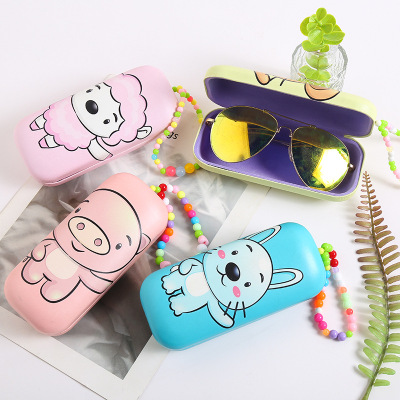 Wholesale Custom Eye Glasses Box Optical Vintage Myopia Plate Cartoon Glasses Box Student Men and Women Can Do Store Name