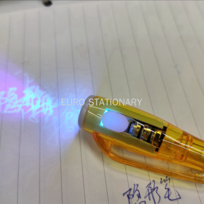 MQ-816 LED Light UV Colorless Mark Magic Student Pen Secret Notes tik tok Online Influencer Fun Invisible Pen