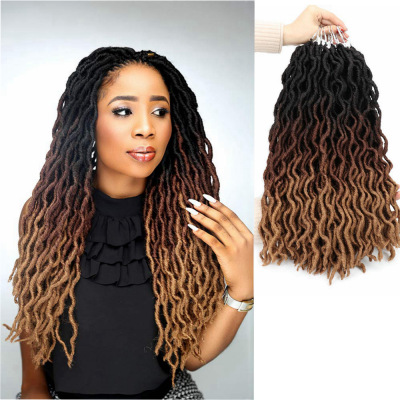 Crochet Wig European and American African Dreadlocks Gypsy Locs Gypsy Wig Extension Synthetic Fiber Wig Braid