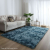 Silk Wool Carpet Bedroom Living Room Balcony Tie-Dyed Floor Mat Gradient Cute Bedside Blanket Sofa Rug Two-Color Carpet