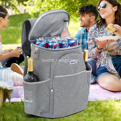 Picnic Storage Bag Refrigerated Lunch Box Bag Large Capacity Ice Pack Cold Thick Aluminum Foil Backpack Incubator