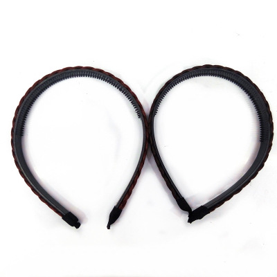 Wig Fake Bangs Headband Ladies Qi Bangs Wig Set Clip-in Bang Braid Hairband Fake Leave Bang Wholesale