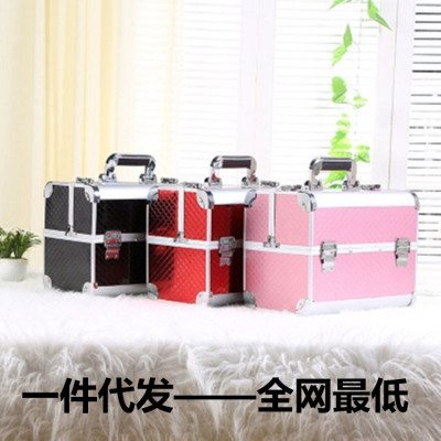 Portable Double-Door Makeup Case Hairdressing Manicure Toolbox Tattoo Box Travel Portable Multi-Layer Storage Box