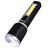 2202 Outdoor Patrol Lighting Flashlight Tube USB Chargable Lithium Battery with Cob Sidelight Flashlight