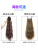 Wig Women's Long Hair Horse Tail Grip Ponytail Wig Braid Corn Curler Wig Set Internet Celebrity Tied Long Curly Hair